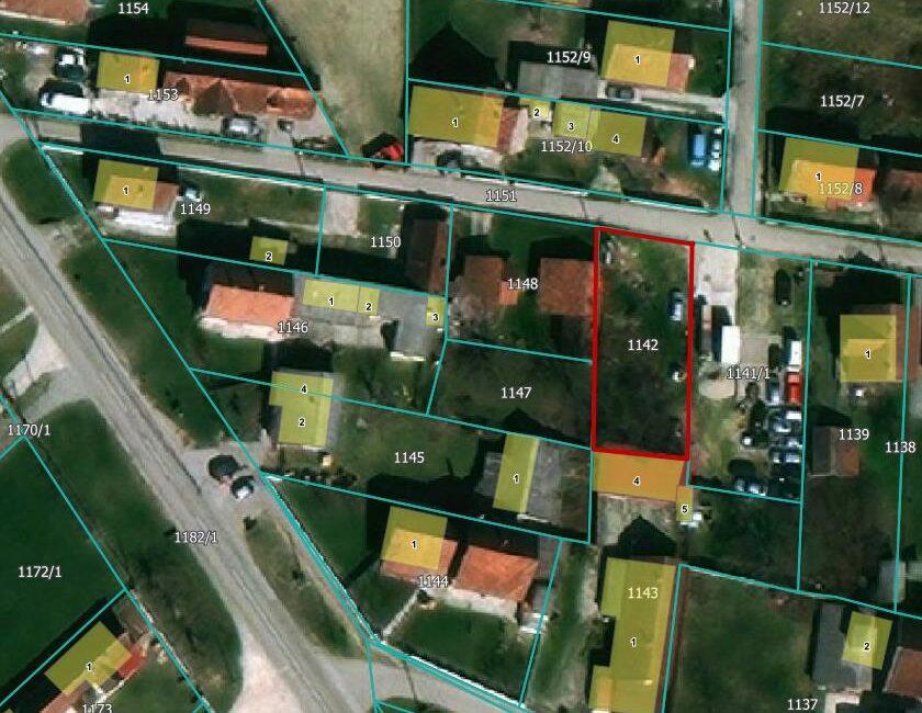 PRODAJE SE  parcela površine 4,27 ara – Tabanović, Šabac
