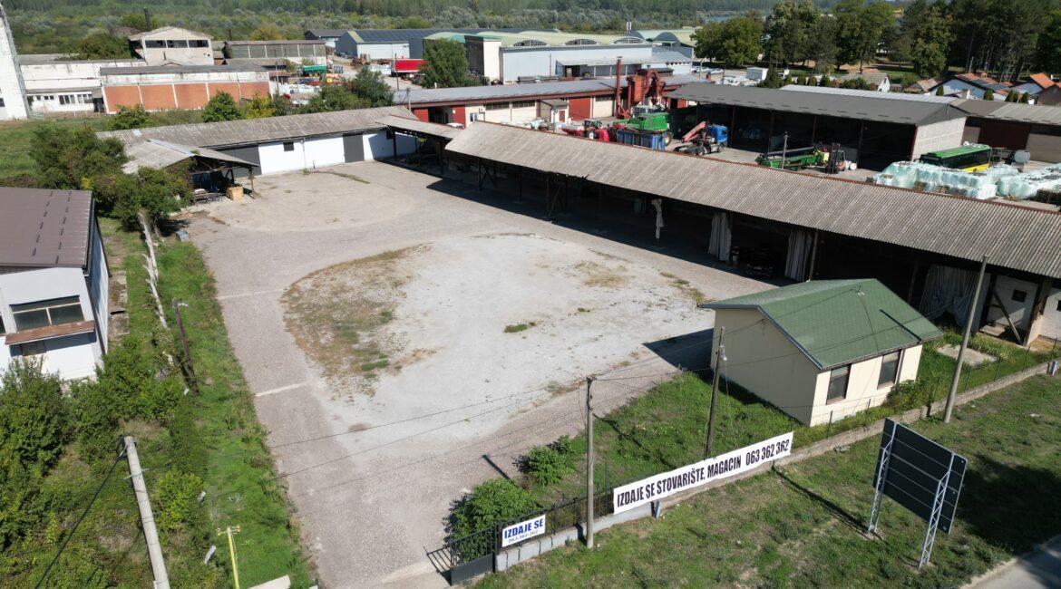 IZDAJE SE stovarište – magacinski prostor –  Dumača, Šabac