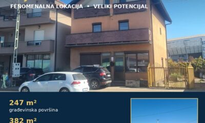 🏢 STAMBENO-POSLOVNI OBJEKAT U LOZNICI – FENOMENALNA LOKACIJA I VELIKI INVESTICIONI POTENCIJAL