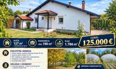 🏡 PRODAJE SE PORODIČNO DOMAĆINSTVO U LIPNIČKOM ŠORU – LOZNICA